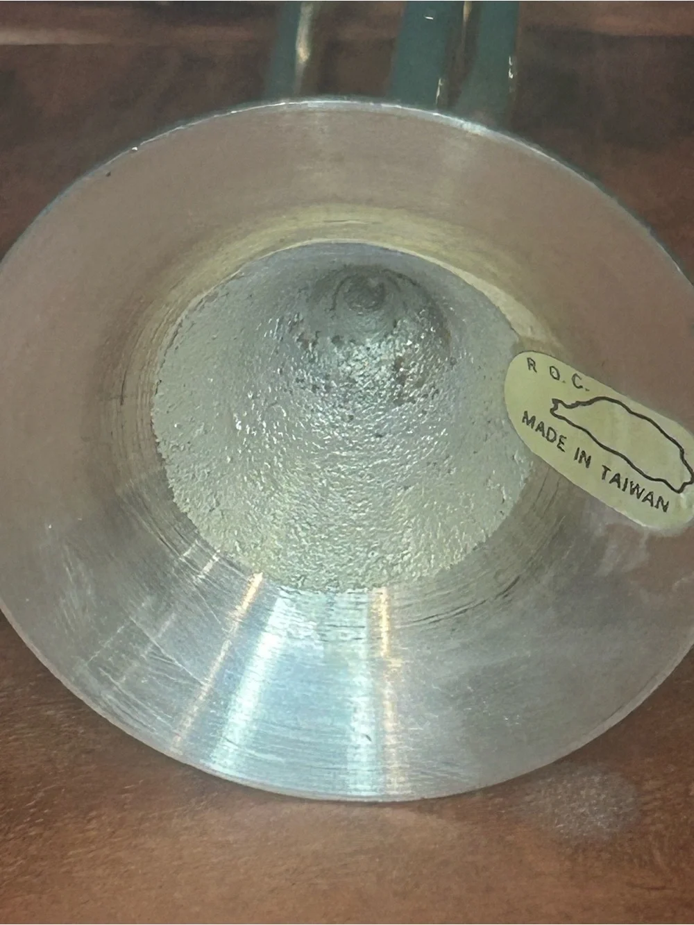 Set of 2 Metallic Brass Trumpet Candle Holders
